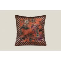 Подушка ANTIGUA FLOWER 50х50 см, велюр, полиэстер, начинка конфорель FRATI HOME