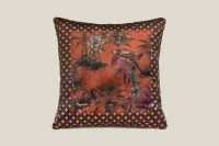 Подушка ANTIGUA FLOWER 50х50 см, велюр, полиэстер, начинка конфорель FRATI HOME