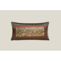 Подушка AGRA GREEN 30х60 см, велюр, полиэстер, начинка конфорель FRATI HOME