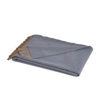 Плед Blanc des Vosges JAZZ jean 130х170, меринос 100% 230г/м2