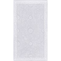 Коврик ARABESQUE для ванной комнаты 65/120 белый,, 80%хлопок 20%лен махра