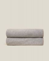 Плед Frati SOFT VISCOSE GRIGIO PERLA, серый, 220x260 см, вискоза 30% полиэстер 70%, 510г