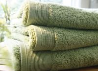 Полотенце UNI LICHEN 55/110 зеленый хлопок 600гр/м2