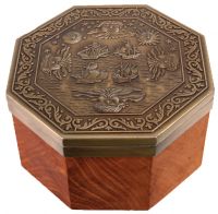 Морской компас Hemisferium Cardan compass 10x5.8 см, бронза