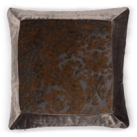 Подушка декоративная Art&Decor на молнии, 45х45 см, 50% вискоза 50% шелк, ручная шелкография FAB_01_45 EMPIRE DESIGN