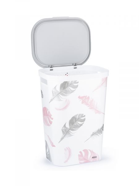 Корзина бельевая INFINITY 60л Feathers