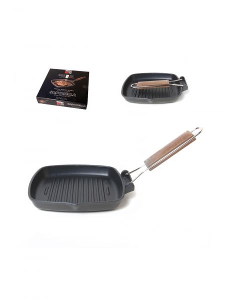 Сковорода-гриль SAPORELLA 20х20см со скл