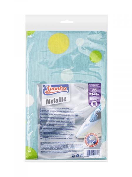 Чехол для гладильной доски METALLIC M, 120х40см SPONTEX