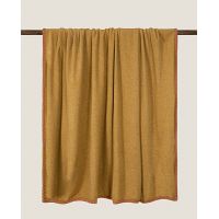Покрывало Frati SOFT BAMBOO ZAFFERANO, желтый, 220х260, бамбук 40% полиэстер 60%, 1750г
