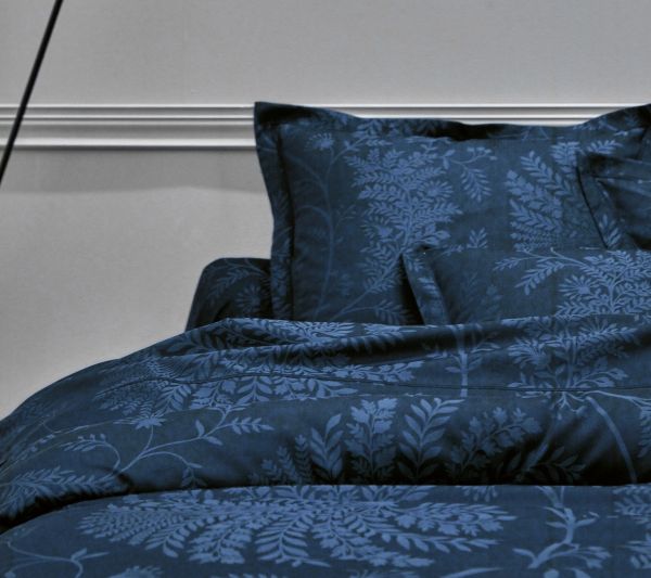 Постельное бельё PALMYRE BLEU NUIT пододеяльник 200х220 простынь 280х320 наволочка 50х75*2