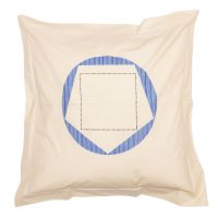 Наволочка MEMPHIS chanvre 65x65 см, хлопок перкаль Blanc des Vosges