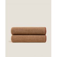 Плед Frati SOFT BAMBOO BISCOTTO, желто-коричневый, 160х200, бамбук 40% полиэстер 60%, 800г
