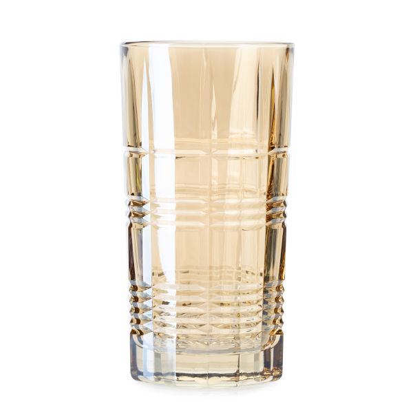 Набор стаканов ДАЛЛАС ЗОЛОТОЙ МЕД 4шт 380мл высокие LUMINARC