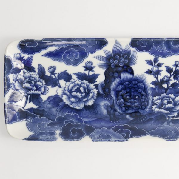 Тарелка Japonism Lion 28.5x14x2.5 см, фарфор TOKYO DESIGN