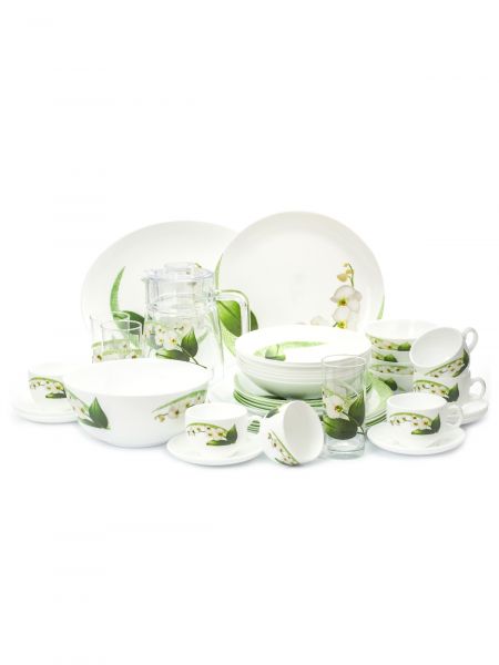 Набор столовый DIWALI WHITE ORCHID 46 предметов LUMINARC