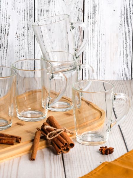 Кружка С ДОБРЫМ УТРОМ прозрачная 320мл LUMINARC