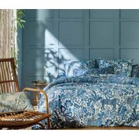 Постельное бельё JUNGLE INDIGO пододеяльник 200х220 простынь 280х320 наволочка 50х75*2шт