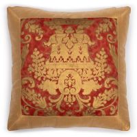 Подушка декоративная Art&Decor на молнии, 40х40 см, 100% шелк, ручная шелкография FAB_04_40 EMPIRE DESIGN