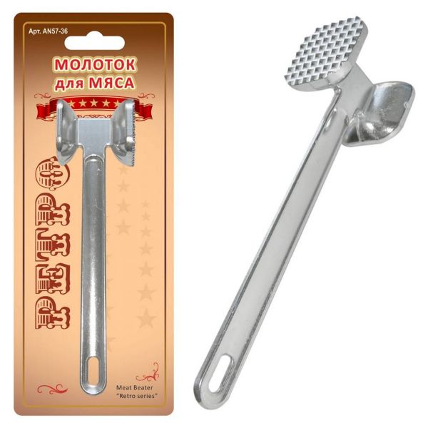 Молоток для мяса РЕТРО 21.5см МУЛЬТИДОМ