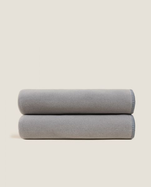 Плед Frati SOFT VISCOSE GRIGIO PERLA, серый, 160x200, вискоза 30% полиэстер 70%, 510г