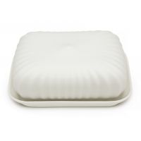 butter dish CREAM Масленка, кремовый 165 x 120 x 65 мм