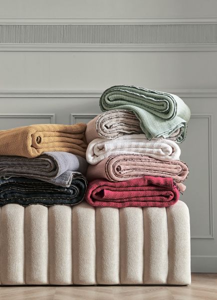 Покрывало ARTESIA BLANC 180Х260 белый 100% хлопок, 400 г/м2