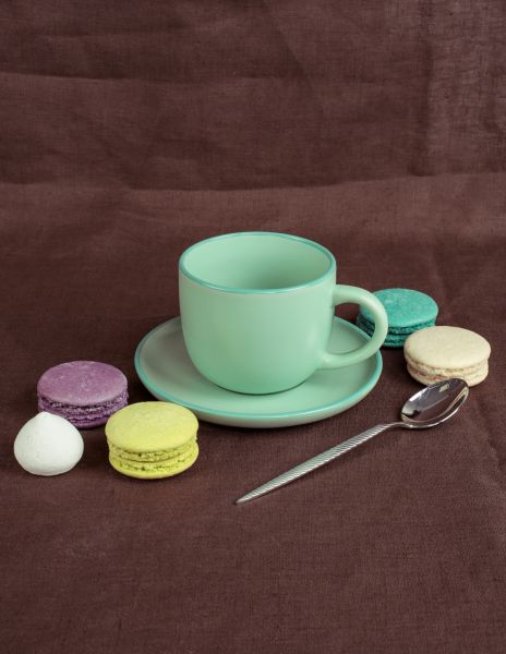 Чайная пара MACARONS 350мл DOMENIK