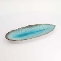 Тарелка Yamasaku Green Oblong 33x13.5x2.5 см, керамика TOKYO DESIGN