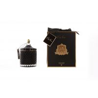 Grand Black Art Deco Свеча 500г, черный, кисть ароматизированная, соевый воск, спрей 5мл