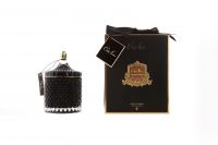 Grand Black Art Deco Свеча 500г, черный, кисть ароматизированная, соевый воск, спрей 5мл