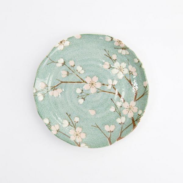 Тарелка Fujisakura Green 16.5x2 см, фарфор TOKYO DESIGN

