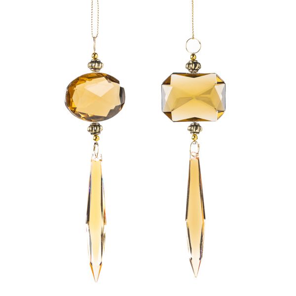JEWEL DANGLE ORN GLD Украшение золотая подвеска 14 см