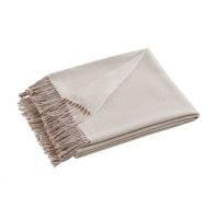 Плед COSY chanvre бежевый 130/170 шерсть меринос 100%, 220 г/м2