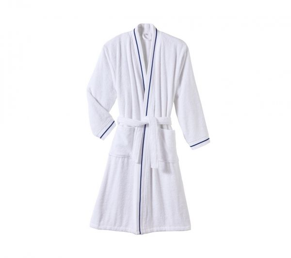 Халат вафельный, унисекс, белый M хлопок 300гр/м2 Blanc des Vosges
