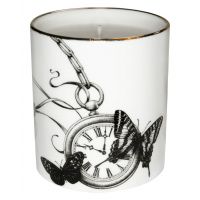 Свеча ароматическая Rory Dobner MASKED SKULL 440 гр, дикий инжир и виноград, 7,5 см х 8,5 см, фарфор