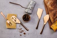Набор ножей Herdmar MUH CHOCO для сыра, шоколадный, нержавеющая сталь 18/10, 5 шт