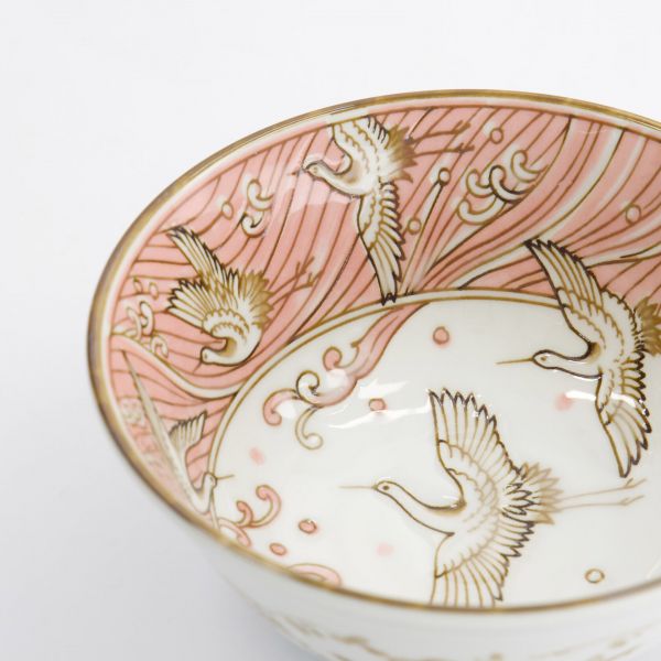 Чаша Crane Pink 15.2x6.7 см, 500 мл, фарфор TOKYO DESIGN
