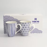 Набор кружек Tokyo Design Nippon Blue 2 шт, 8.5x10.2 см 340 мл, фарфор TOKYO DESIGN
