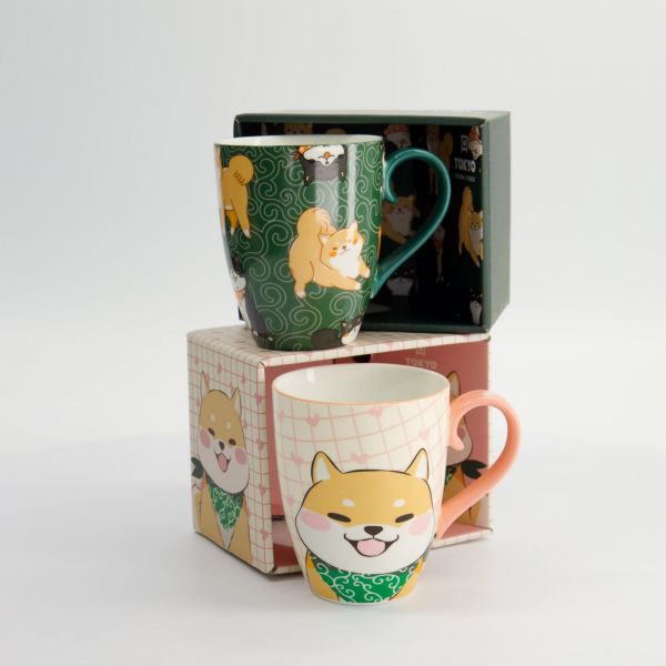 Кружка Kawaii Shiba 8.5x10.2 см, 340 мл, фарфор TOKYO DESIGN