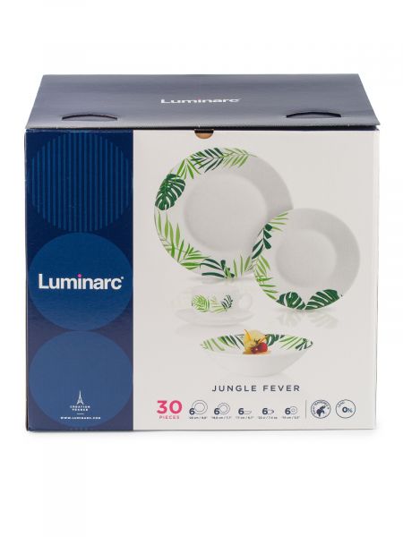 Набор столовый ЭССЕНС ДЖАНГЛ ФИВЕР 30пр LUMINARC