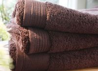 Полотенце UNI EBENE 30х30 темно-коричневый хлопок 600гр/м2 (набор 2шт)