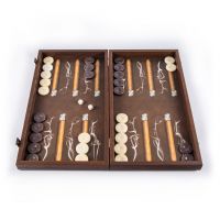BACKGAMMONНарды, 48x26 см, дерево, печатный рисунок Сигары ручная работа