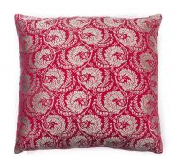 Подушка 45x45 см шелк жаккард, наполнитель конфорель FLORENCE-25 EMPIRE DESIGN