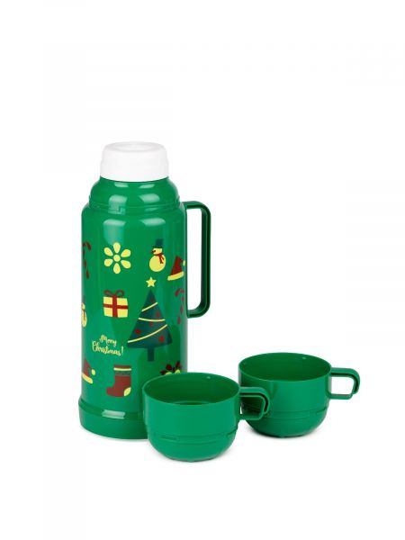 Термос с 2 чашками HOLIDAY 1л ATTRIBUTE