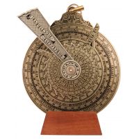 Ночные часы Hemisferium Nocturnal Dial 15x16.5 см, бронза
