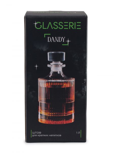 Штоф для крепких напитков DANDY 1л GLASSERIE