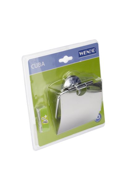 Держатель туалетной бумаги с крышкой CUBA WENKO