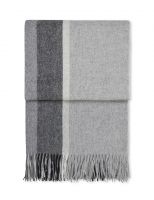 MANHATTAN greyПлед 130/200 , 50% альпака + 40% овечья шерсть + 10% микрофибра, 560 гр