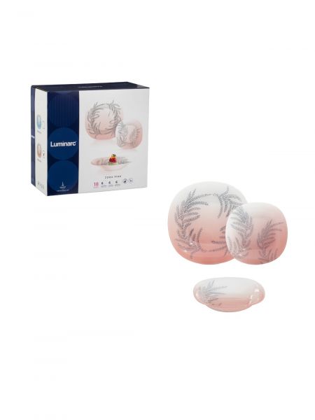 Набор столовый ZORA PINK 18предметов LUMINARC