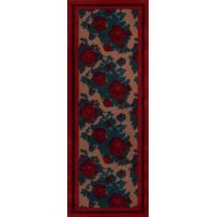 Ковер SECRET GARDEN, 75x200 см, шерcть 55% полиэстер 45%, подложка полиэстер 100% 1950 гр FRATI HOME
